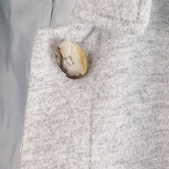 NWT Madewell Belrose Wool Blend Shirt Jacket Shacket In Light Grey - Picture 9 of 10